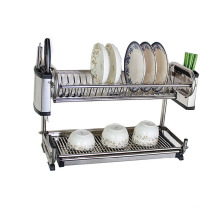 2019 new design wholesale wall hung kitchen stainless steel dish rack